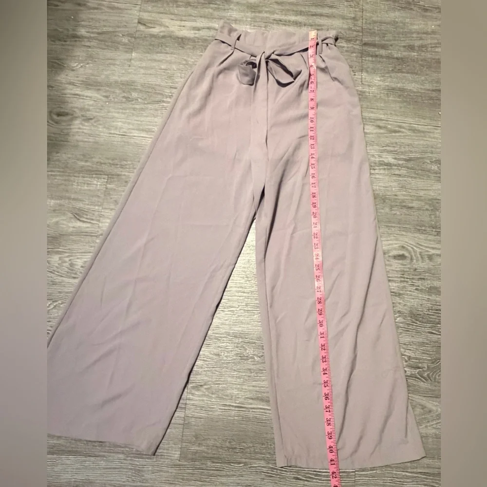 She + Sky Cream Wide-Leg Pants Size S - Picture 8 of 13